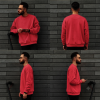 Plain Pink Sweatshirt - Design: Superior Print Finish