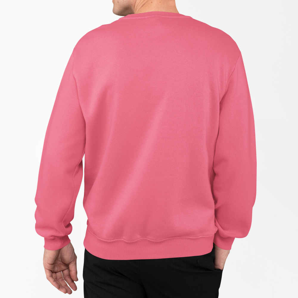 Plain Pink Sweatshirt - Design: Superior Print Finish