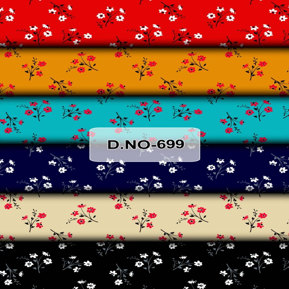 Designer Printed Rayon Fabric - Color: Different Available
