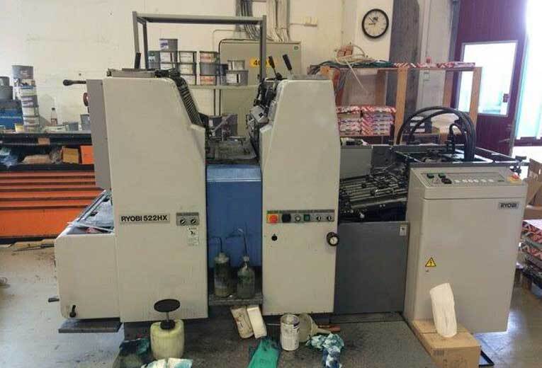 Ryobi 522Hx 2 Color Offset Printing Machines - Automatic Grade: Semi-Automatic