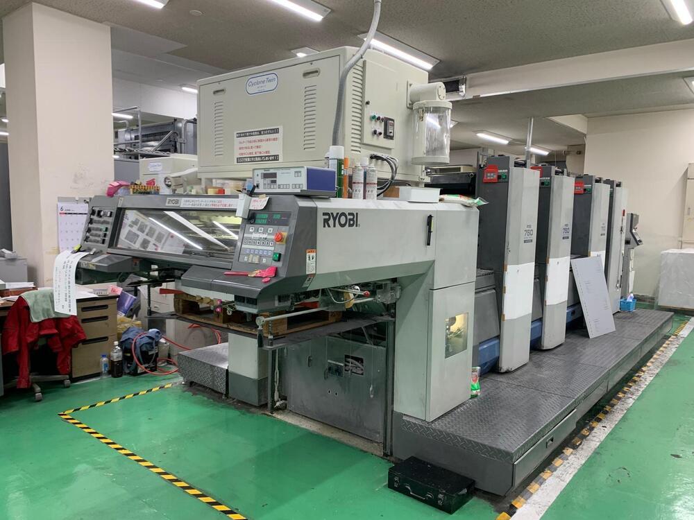 RYOBI 754P 4 Color Offset Printing Machines (SOLD)