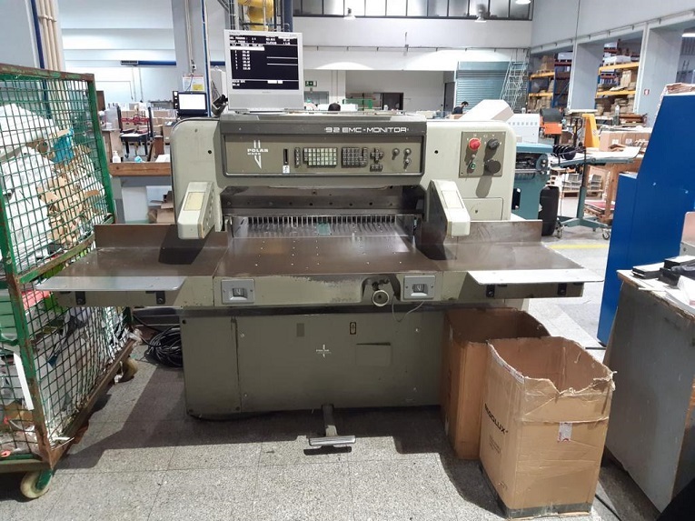 Polar 92 Emc Monitor Paper Cutting Machine - Feature: High Efficiency