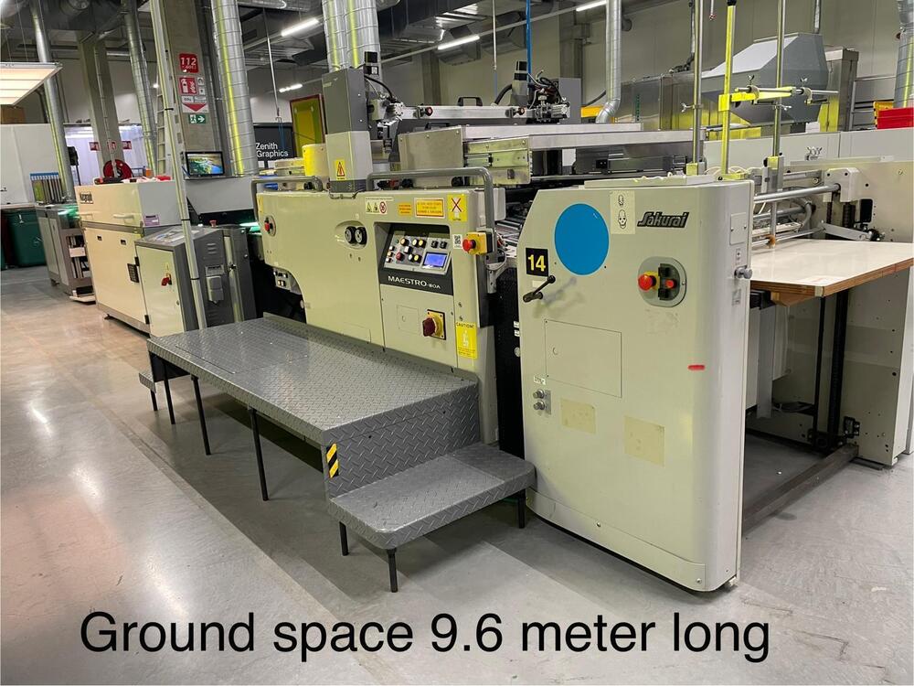 Sakurai Maestro Ms 80 A Screen Printing Machine - Automatic Grade: Semi-Automatic