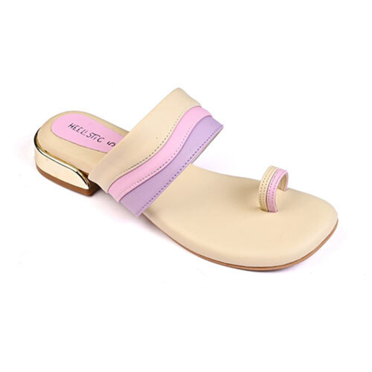 Flat Multi Color Slippers