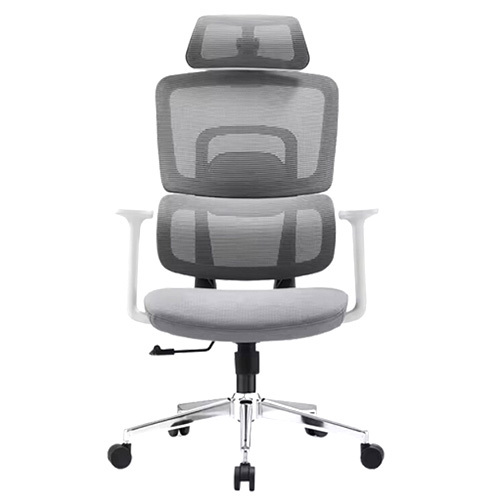 8618C Grey Meshback Chair