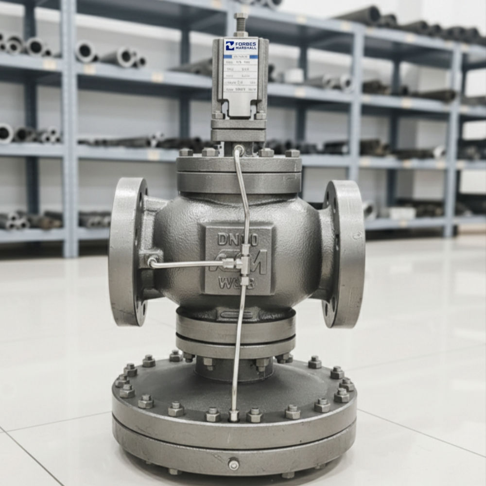 80 mm Forbes Marshall Make A216 Gr.WCB Pilot Operated Pressure reducing valves FMPRV53