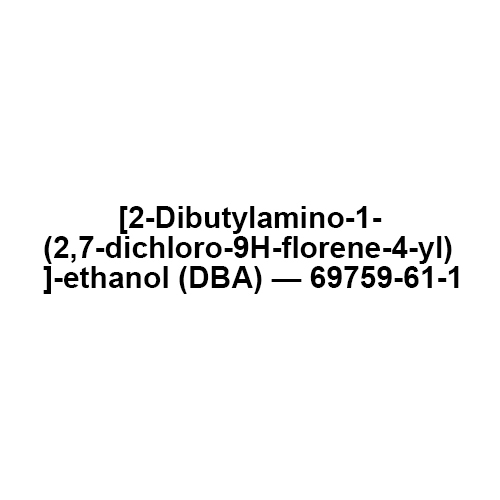 [2-Dibutylamino-1-(2,7-dichloro-9H-florene-4-yl)]-ethanol (DBA) - 69759-61-1