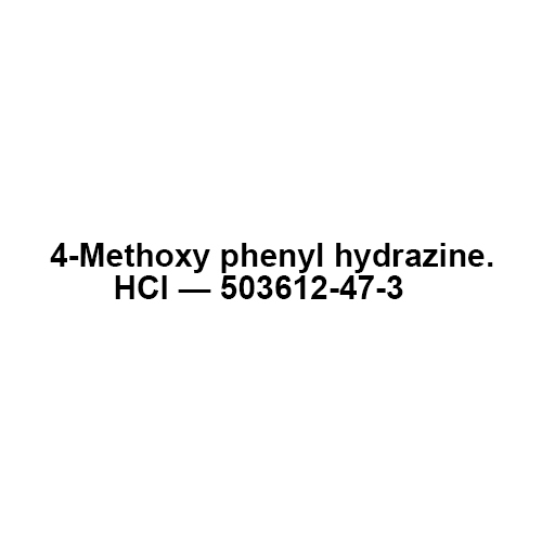 4-Methoxy phenyl hydrazine HCl - 503612-47-3