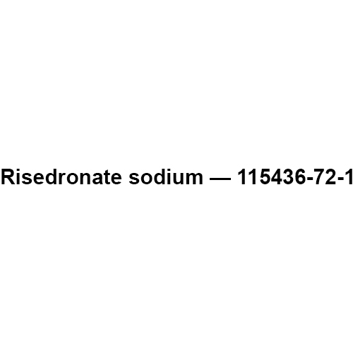 Risedronate sodium - 115436-72-1
