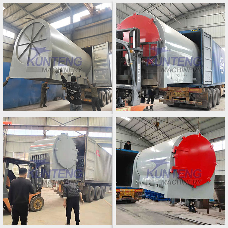 Wood Carbonization Equipment Horizontal Rice Husk Coconut Shell Carbonization Furnace Bamboo Charcoal Carbonization Furnace - Briquette Size: Customizable