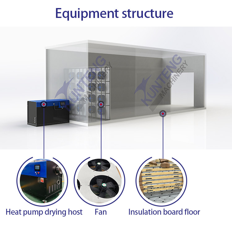 Charcoal dryer box type coal dryer heat pump tray dryer coal ball drying equipment