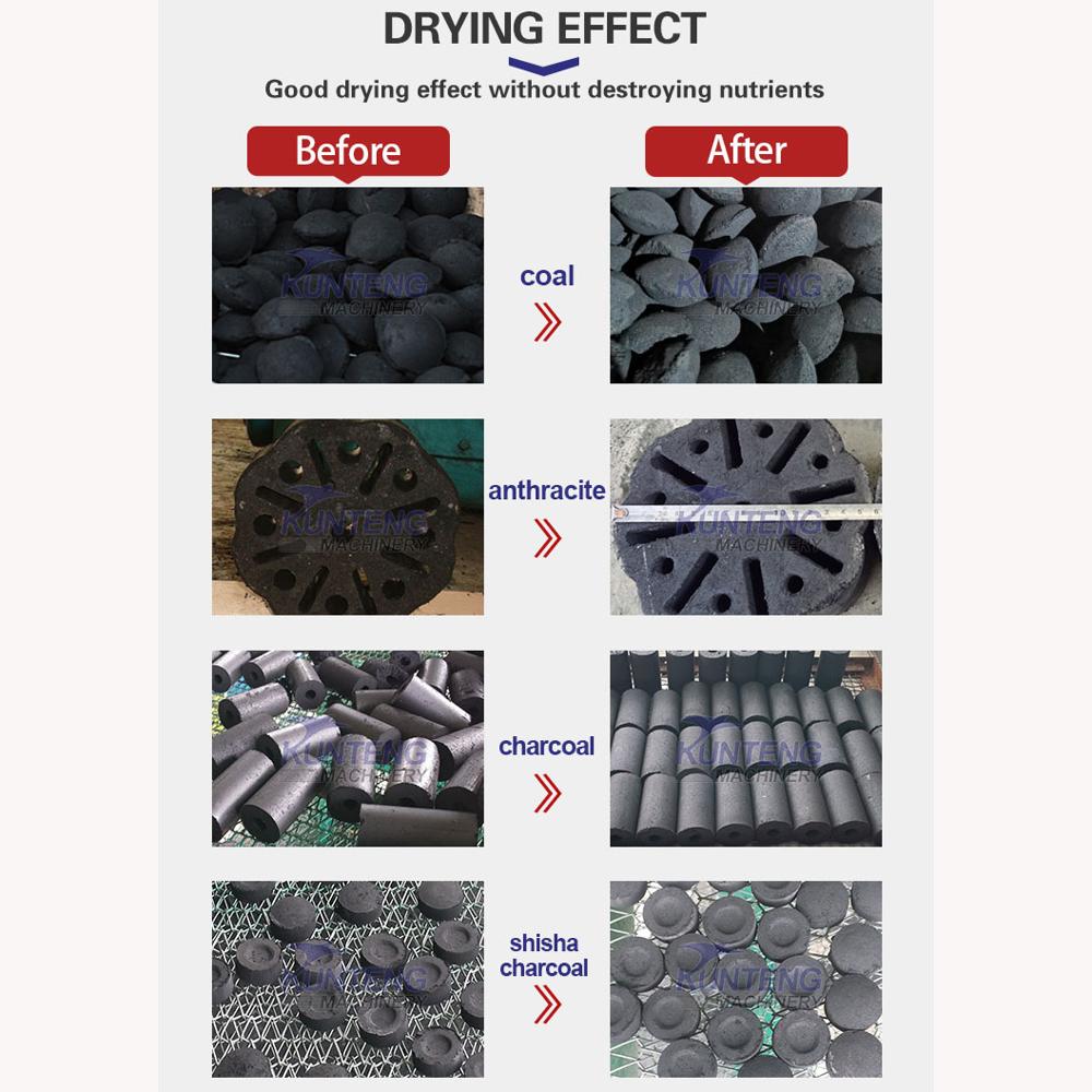 Charcoal dryer box type coal dryer heat pump tray dryer coal ball drying equipment