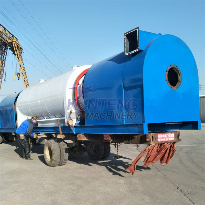 Continuous Carbonization Equipment Coconut Shell Palm Shell Carbonization Furnace Smokeless Industrial Charcoal Carbonization Furnace - Briquette Size: Customized