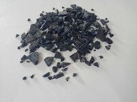 Black opaque color Crushed cullet glass aggregate for terazzo chips and resin art bulk used aggregate