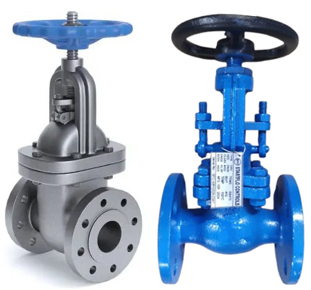 Industrial Gate Valves - Color: Silver