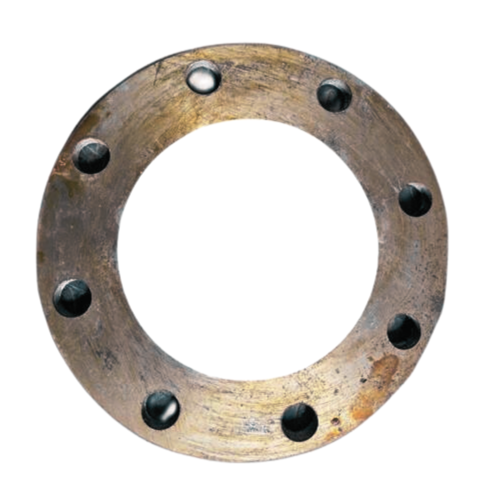 6 Inch Ms Flange - Color: Silver