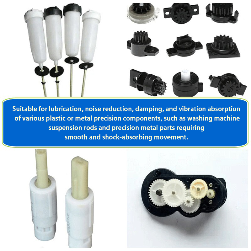 Customizable Viscosity Silicone Damping Oil for Toilet Seat Hinge Soft-Close and Silencing Damping grease