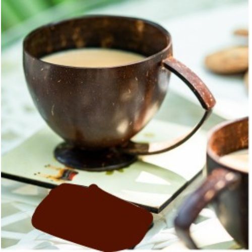Tea Cup Coconut Shell Handle