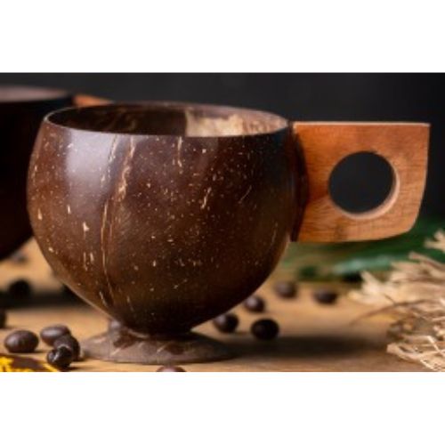 Tea Cup Wooden Handle