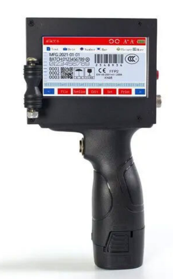 Inkjet Printer For Batch Coding - Color: Black