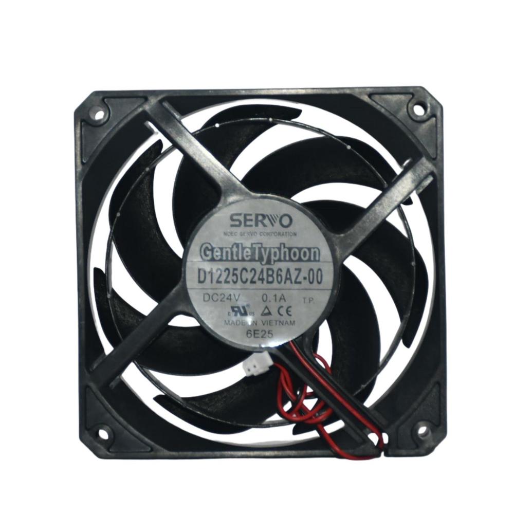 NIEDC D1225C24B7AZ-00 24V 0.14A 12038mm Ball Bearing Plastic Blades ODM Electric Cooling Fan
