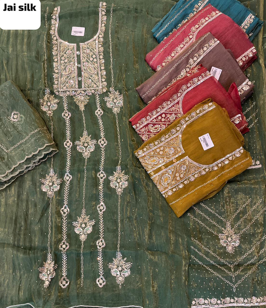 Jai Silk Unstitched Suit