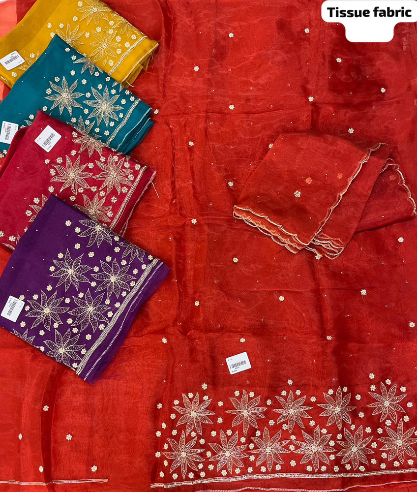 Tissue Fabric Unstitched Suit