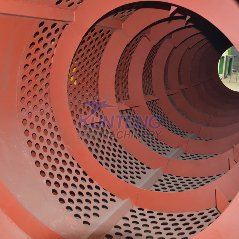 Construction waste screening machinery household waste solid waste drum screen machinery environmental protection equipment garbage sorting line