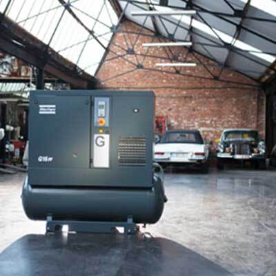 G Gx Oil Injected Belt Driven Screw Compressor