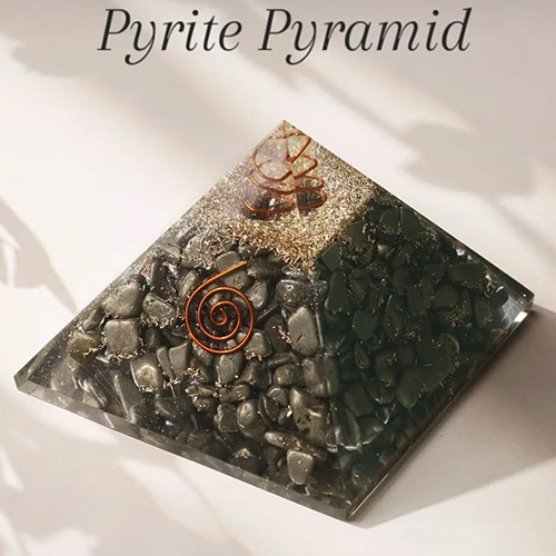 Pyrite Pyramid - Color: Multicolor