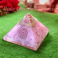 Rose Quartz Pyramid - Color: Pink