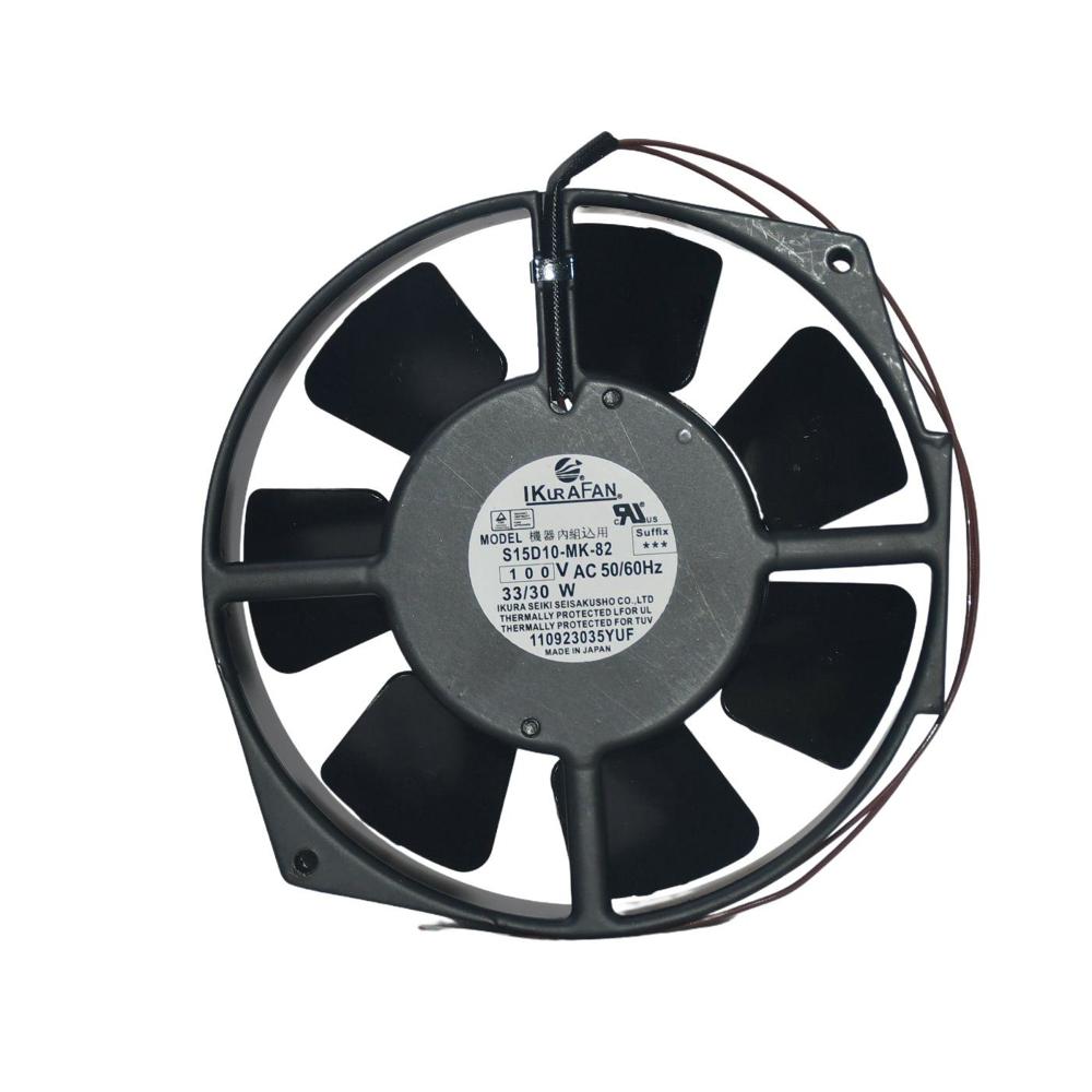 IKURA S15D10-MK-82 AC100V 33/30W 12038mm Duct Fan Ball Bearing Electric Industrial Axial Cooling Fan 