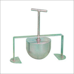 Kelly Ball Apparatus - Steel, 150 mm Diameter, Chrome Finish | Durable Design, Easy Use, Accurate Results, Customizable