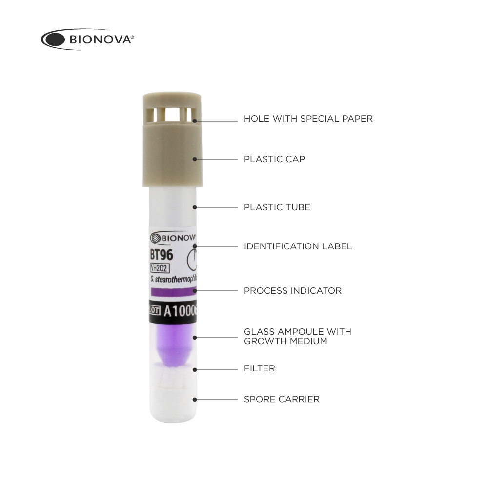 30min Biological Indicator for Hydrogen Peroxide SKU: BT96