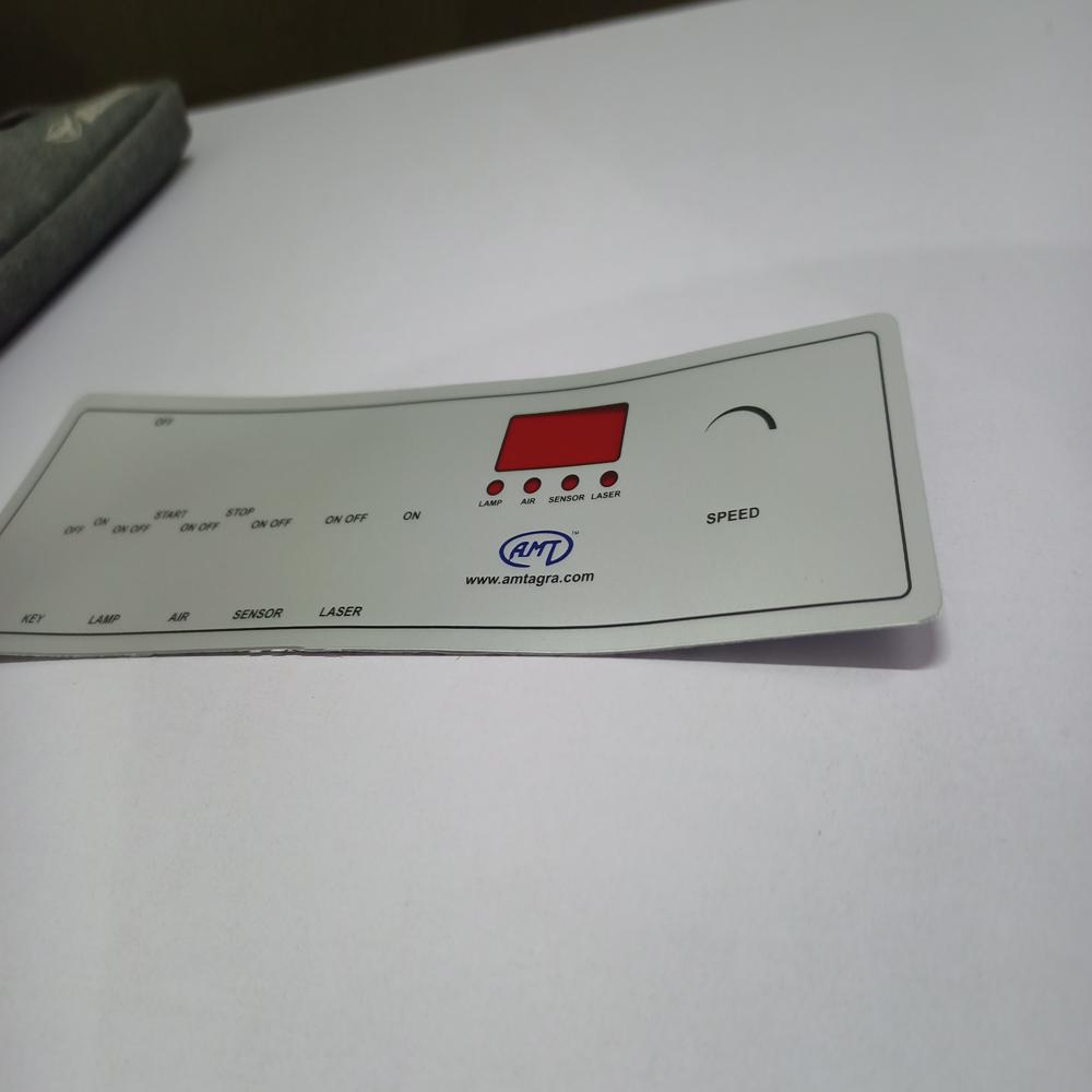 Silver Polycarbonate Label - Color: White
