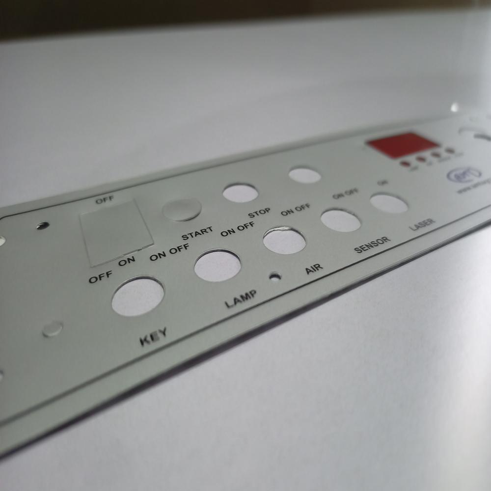 Silver Polycarbonate Label - Color: White