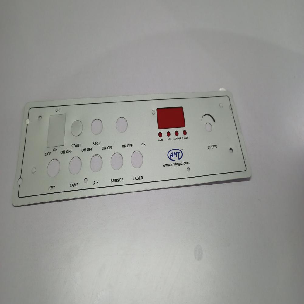 Silver Polycarbonate Label - Color: White
