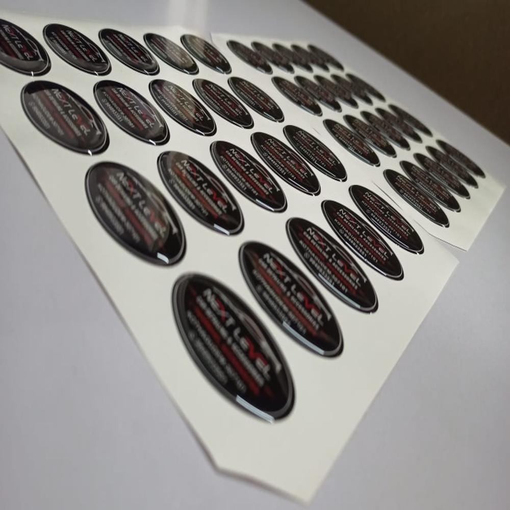 Dome Sticker - Color: Black