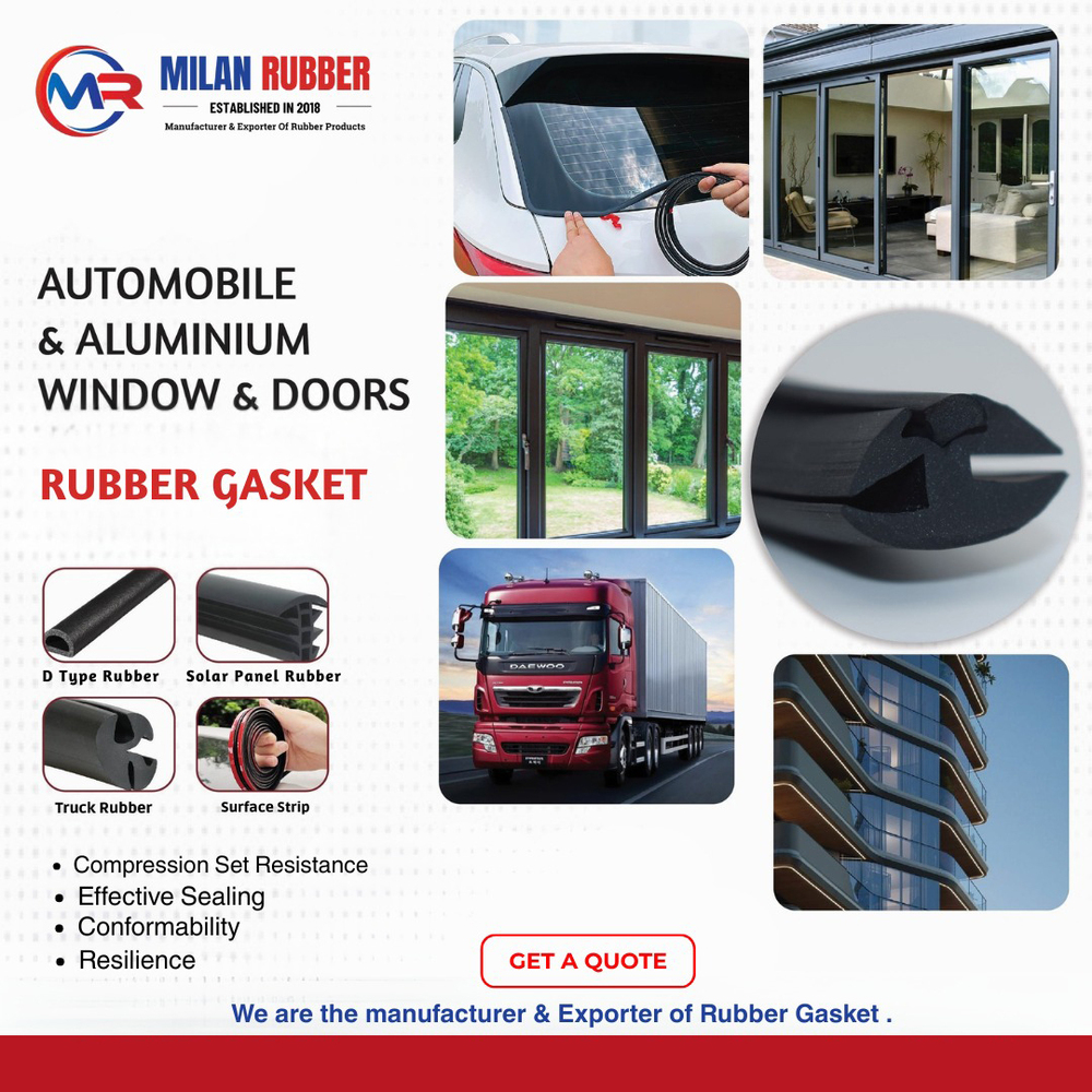 Rubber Gasket - Color: Black