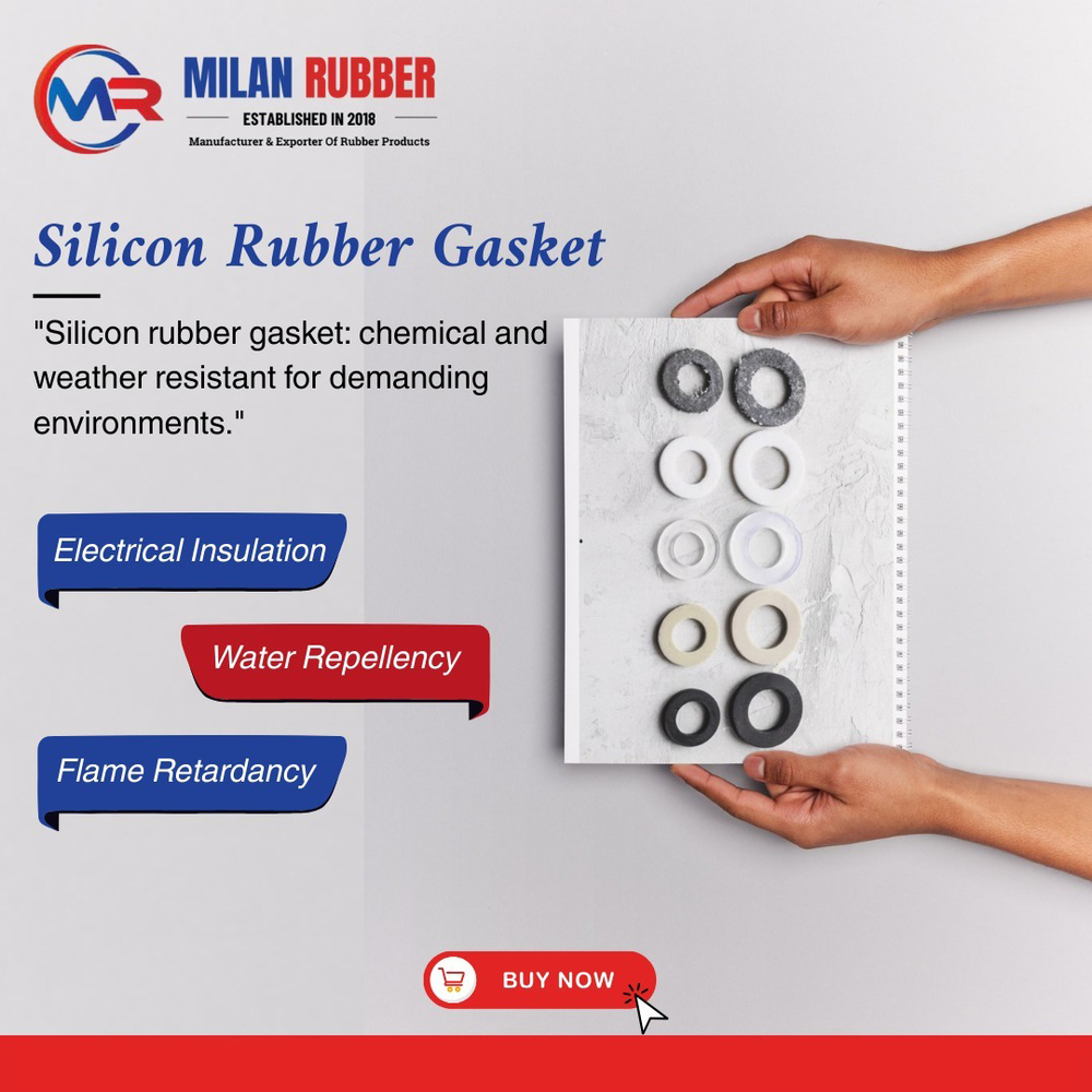 Silicone Rubber Gasket - Color: Multi Color