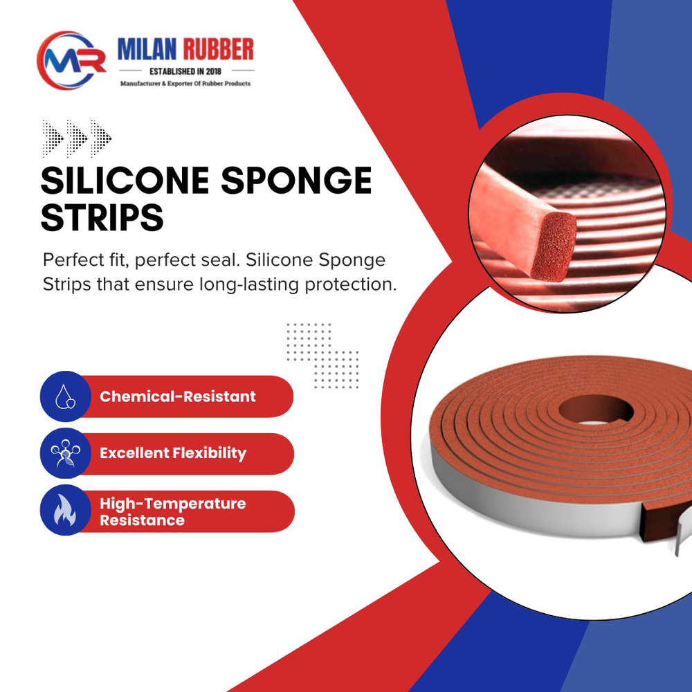 Silicone Sponge Strips - Application: Industrial