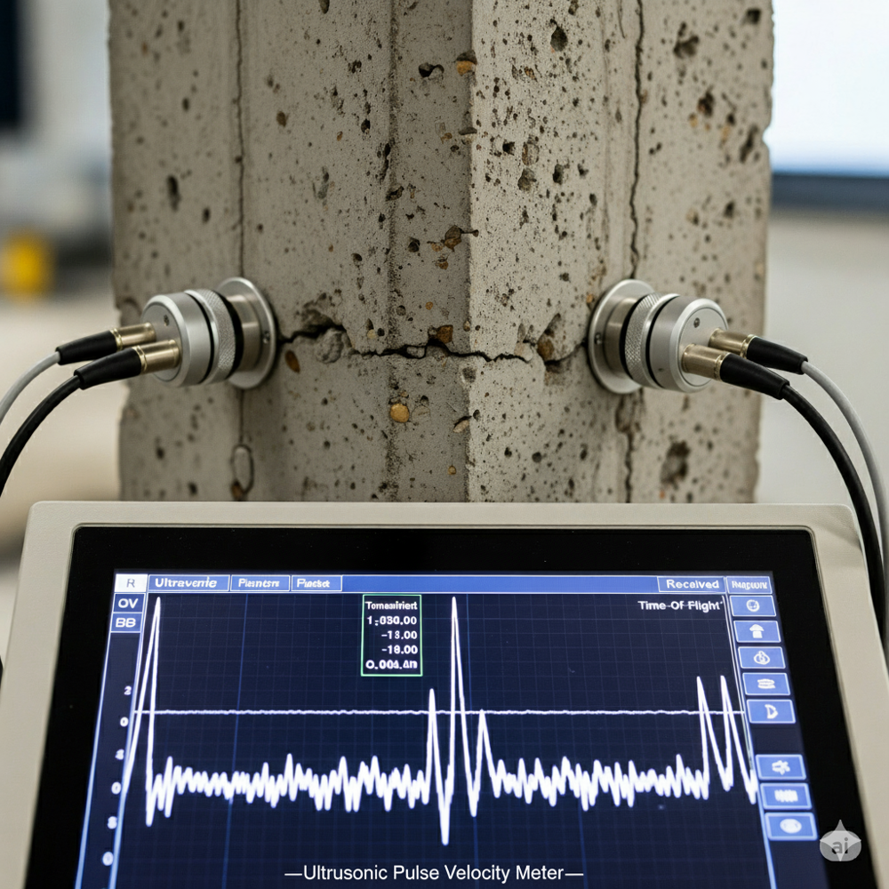 Ultrasonic Pulse velocity Meter