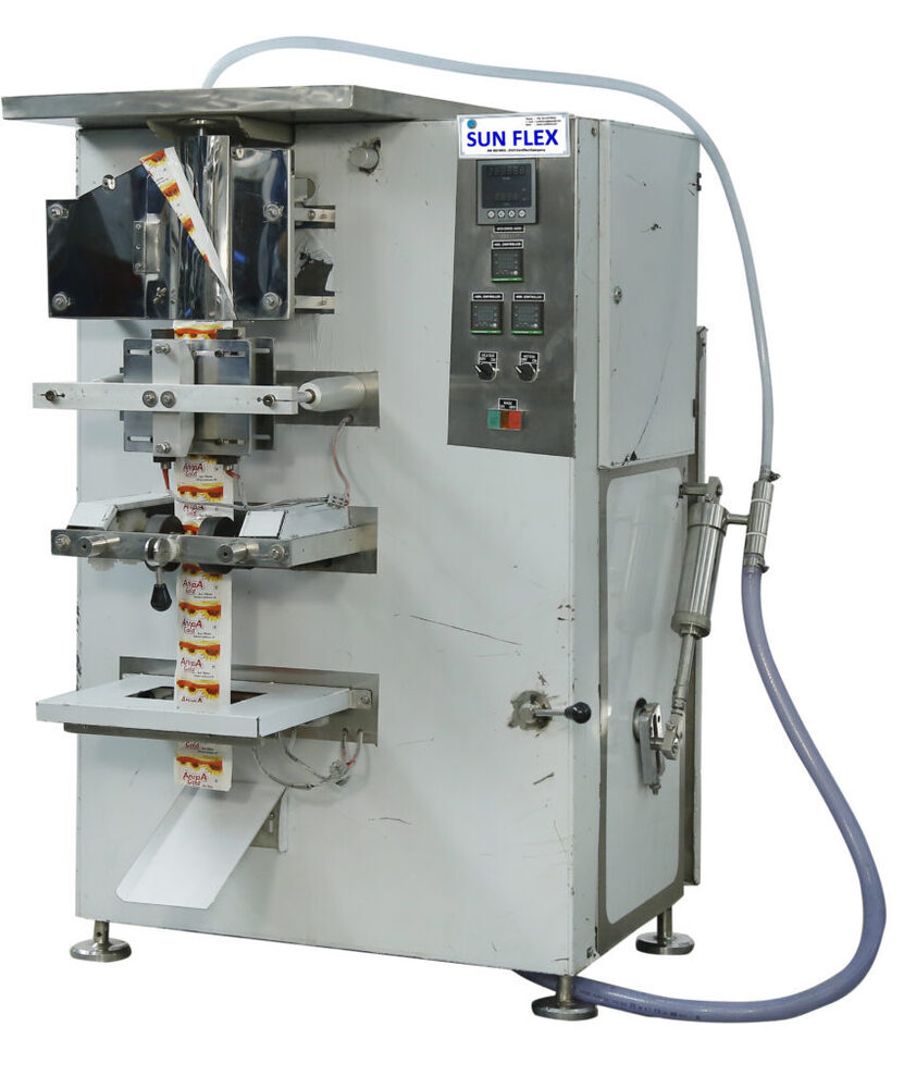 Sunflex 4S250 Four Side Laminated Pouch Packing Machine - Application: Beverage