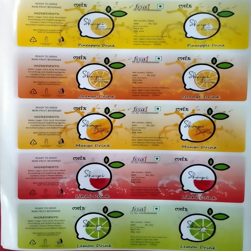 Rectangular Label Sticker