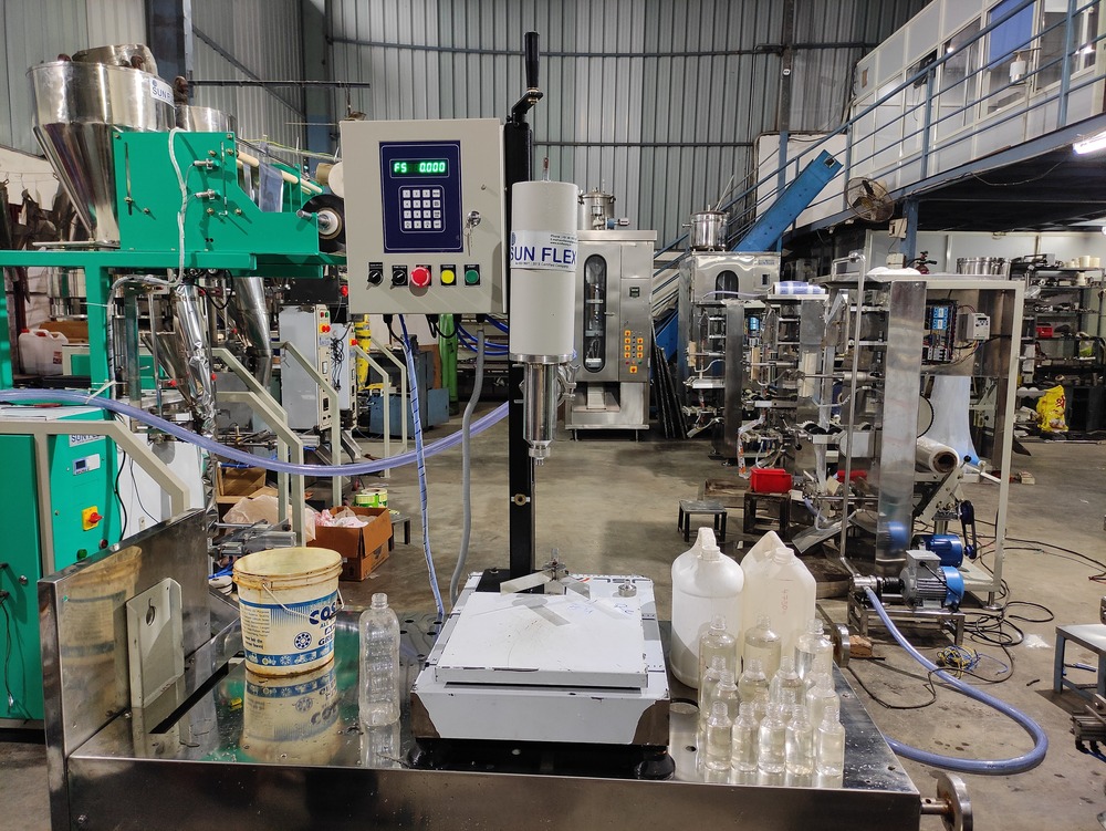 Weighmetric Oils Tin Filling Machine - Application: Food