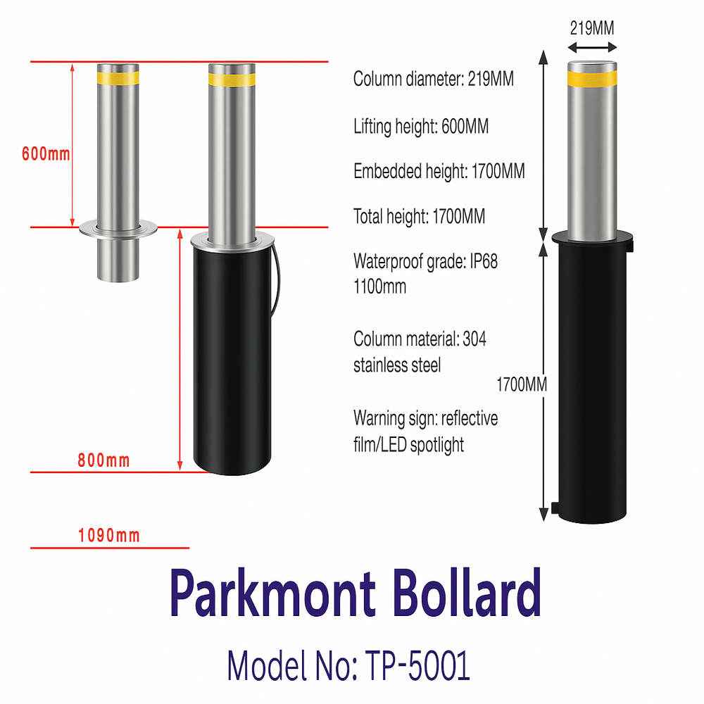 k4 Hydraulic Bollard