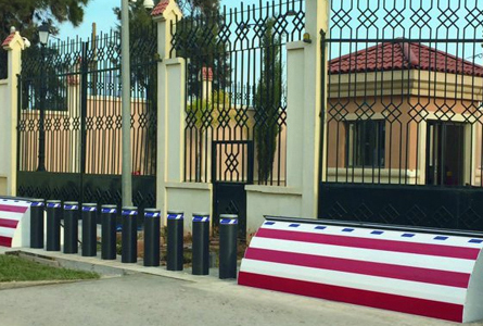 Modular Vehicle Barriers - Color: As Per Availability