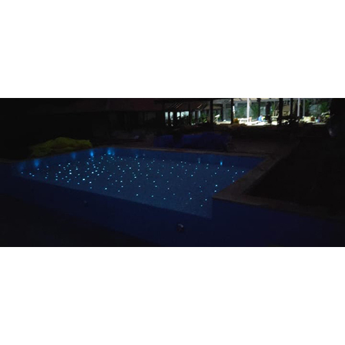 Swimming Pool Fiber Star Light - Color: Blue