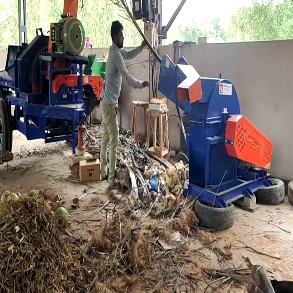 Coconut Leaves Shredder