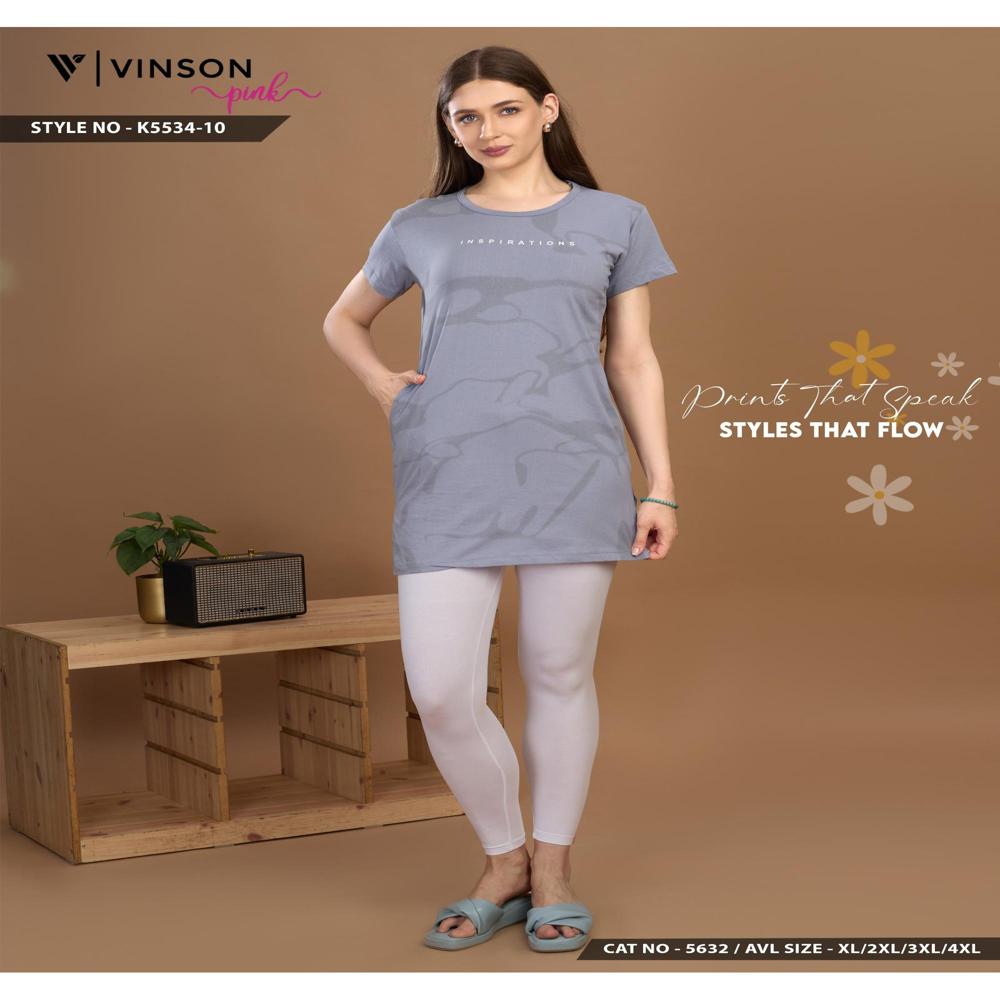 Peach Color Long T shirt